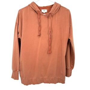 Aerie Washed Sienna Brown Hoodie Sweatshirt Pullover Size Small Loungewear